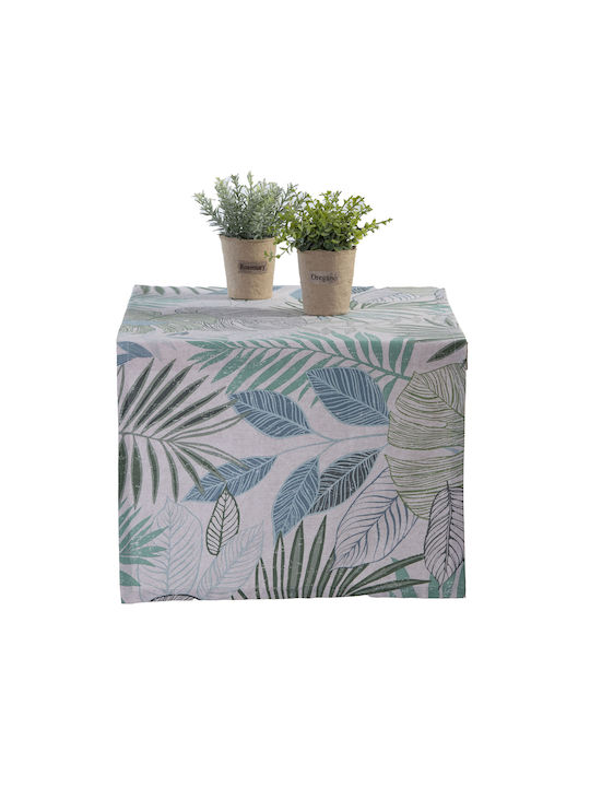 Nef-Nef Homeware Planter Cotton & Polyester Tablecloth Runner Green 45x140cm