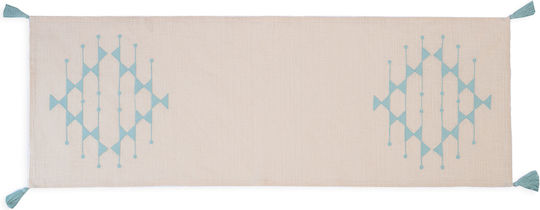 Nef-Nef Homeware Ράνερ Esther με Κέντημα Aqua 50x140εκ.