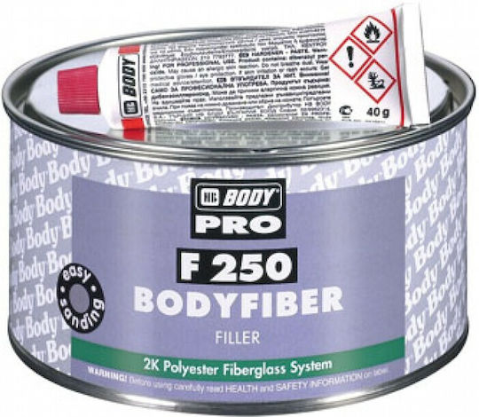 HB Body Bodyfiber F250 Στόκος Γενικής Χρήσης Πολυεστερικός με Ίνες Γυαλιού 1.5kg