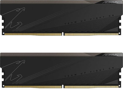 Gigabyte Aorus 32GB DDR5 RAM mit 2 Modulen (2x16GB) und Geschwindigkeit 5200 für Schreibtisch