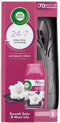Airwick Συσκευή Ψεκασμού Freshmatic Smooth Satin & Moon Lily 250ml