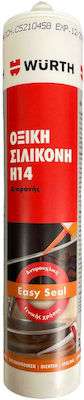 Wurth H14 Silicon Sigilant Transparent 280ml 1buc