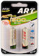 AGC Art Επαναφορτιζόμενες Μπαταρίες AA Ni-Cd 1200mAh 1.2V 2τμχ