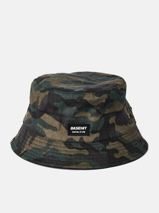 Basehit Υφασμάτινo Καπέλο Bucket Χακί