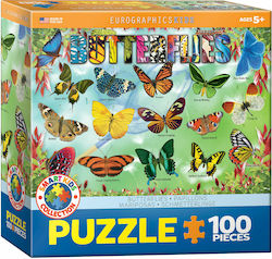 Παιδικό Puzzle Butterflies για 5+ Ετών 100pcs Eurographics