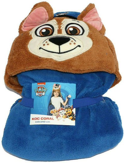 Nickelodeon Fleece-Decke Paw Patrol 1 Blau 110x140cm