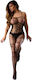 Perfect4u Sexy Bodystockings Mesh Bodystocking with Braces Black