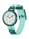 FlikFlak Kids Analog Watch Beary Cute with Fabric Strap Green