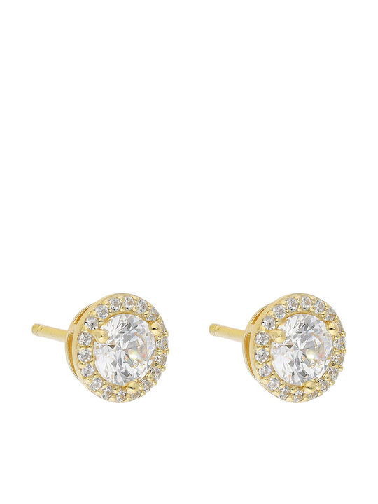 Michael Kors Premium Earrings made of Silver Gold Plated with Stones