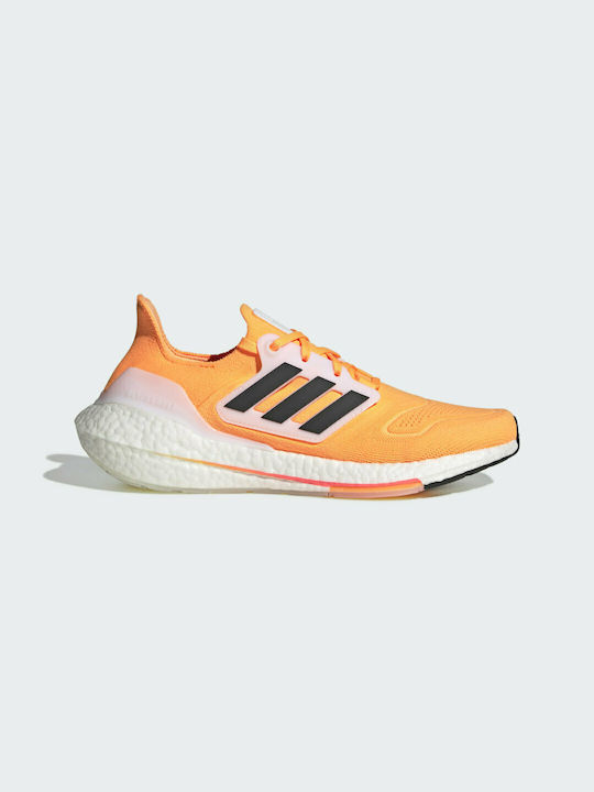 Adidas Ultraboost 22 Ανδρικά Αθλητικά Παπούτσια Running Flash Orange / Core Black / Cloud White