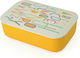 Chic Mic Bioloco Plant Classic Lunchbox Bamboo Gelb Geeignet für die Mikrowelle 17x12cm 1Stück