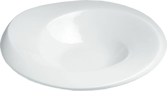 Tognana Magnum Serving Platter made of Porcelain White with Diameter 42cm