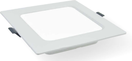 Lucas Квадрат Вграден LED Панел 15W с Студено бяло Светлина 6400К 17.5x17.5см.