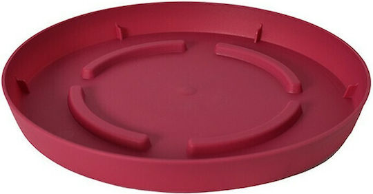 Atmosphera Πιάτο Γλάστρας Πλαστικό Rose Pink 26x26εκ. 10.01.00D26RO