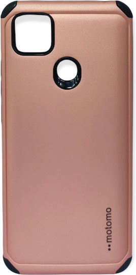 Motomo Tough Armor Задна корица Пластмаса Розово злато (Redmi 9C)