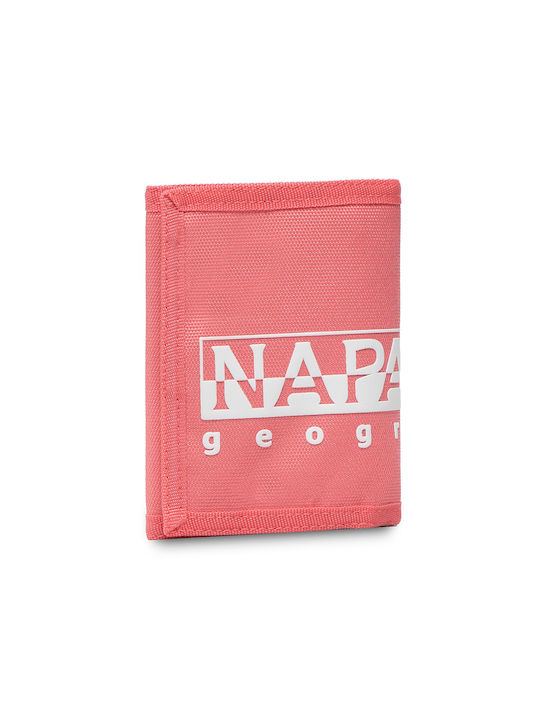 Napapijri Happy Wallet 3 Klein Frauen Brieftasche Klassiker Rosa