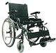 Orthostatisi Light XL Αναπηρικό Αμαξίδιο Απλού Τύπου 52cm Μαύρο