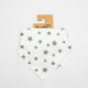 Just Baby Bandana Stoff mit Taste Weiß