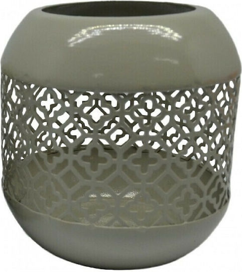 Ankor Laterne Metallisch Grey 11x11x11cm 1Stück