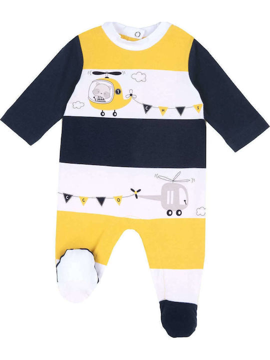 Chicco Babystrampler Langärmliges Blau