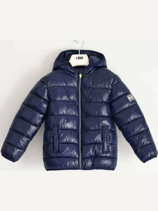 iDO Down Children's Quilted Short Coat with Hoo...