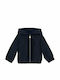 Kids' Casual Jacket Short with Hood Navy Blue
