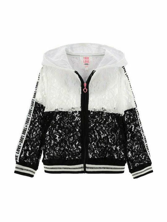 Kids' Casual Jacket Short with Hood Multicolour