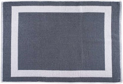 Astron Italy Hotel Bathroom Mat Gray 50x75cm with Weight 650gsm