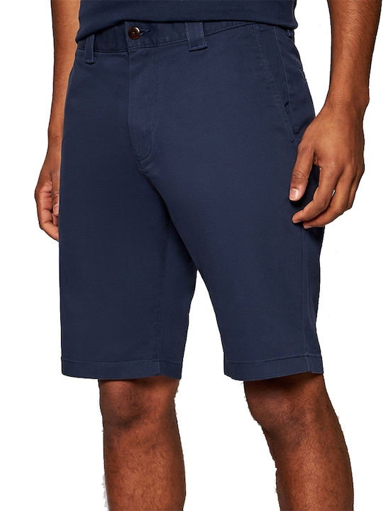 Tommy Hilfiger Ανδρική Βερμούδα Chino Navy Μπλε