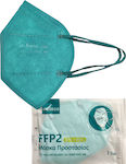 Welooo Disposable Protective Mask FFP2 NR BFE >98% Petrol Blue 10pcs