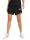 Puma Essentials Αθλητικό Γυναικείο Ψηλόμεσο Σορτς Μαύρο