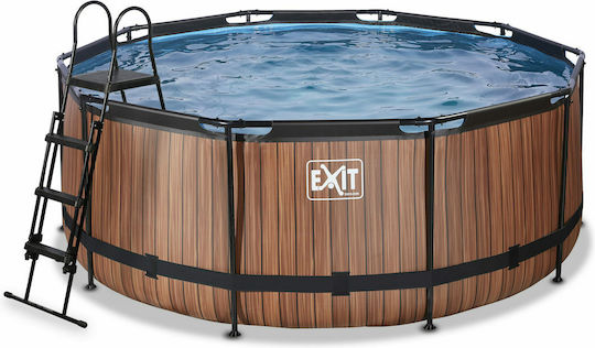 Exit Toys 10126 Piscină Rotundă cu Cadru Metalic 360x122cm