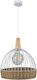 Inlight 4028 Pendant Lamp with Rope E27 Ø35 White
