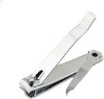 NX011 Nail Clipper Inox Large 8cm Με Λιμα Και Pusher 1pcs