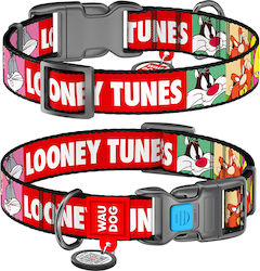 WauDog Looney Tunes Κολάρο σε Κόκκινο χρώμα 15mm x 23 - 35cm WauDog Looney Tunes Κολάρο σε Κόκκινο χρώμα 15mm x 23 - 35cm