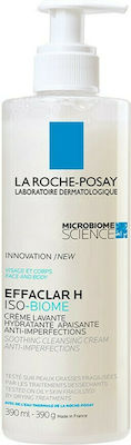 La Roche Posay Cremă Curățare Effaclar H Iso - Biome pentru Piele Sensibilă 390ml