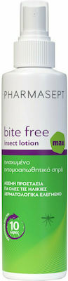 Pharmasept Bite Free Max Insect Inodorous Insektenabwehrmittel Lotion in Spray Geeignet für Kinder 100ml