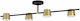 Eglo Altamira Deckenleuchte 115.5cm Gold mit Fassung GU10