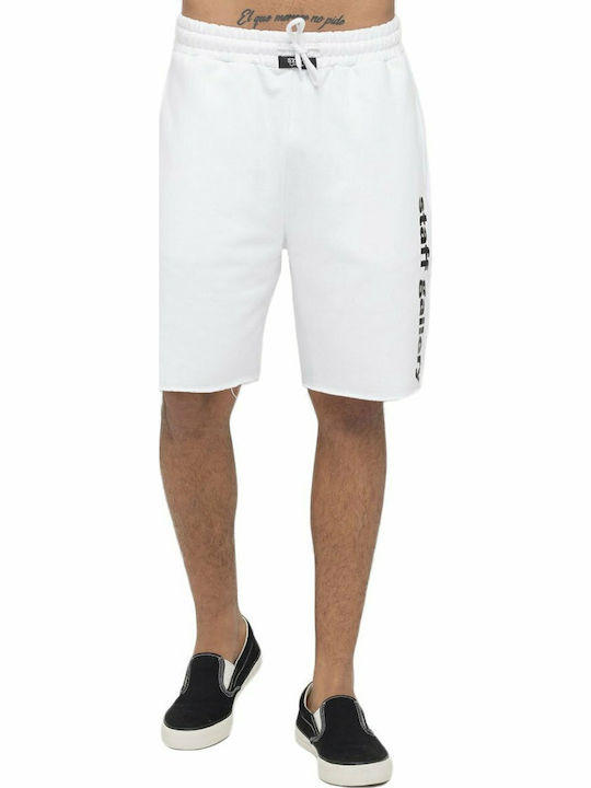 Sportliche Herrenshorts Weiß