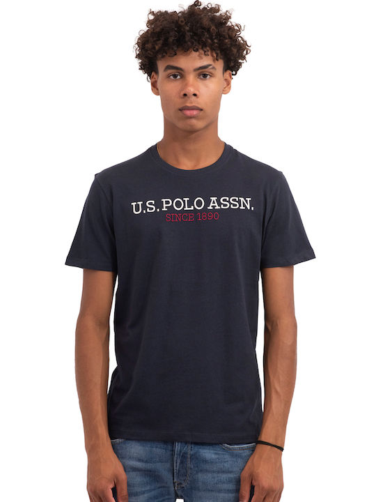 U.S. Polo Assn. Herren T-Shirt Kurzarm Marineblau
