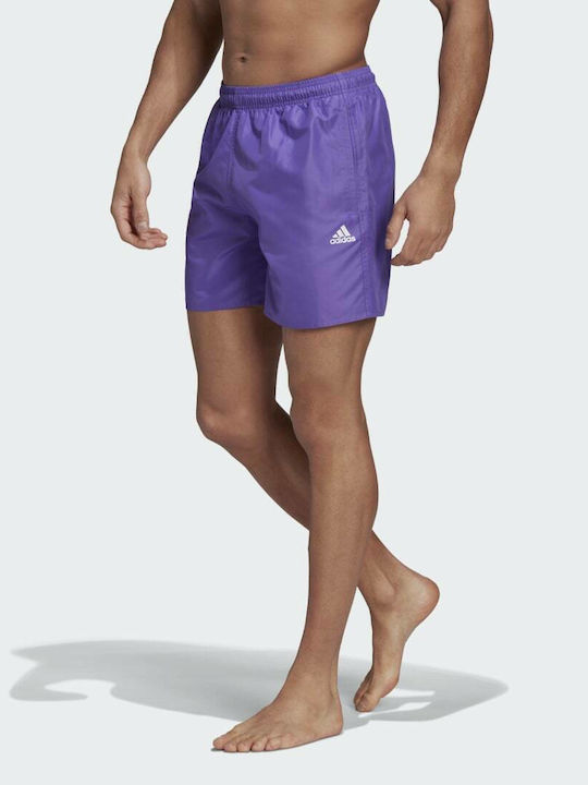 adidas Solid Herren Badebekleidung Shorts Purpl...