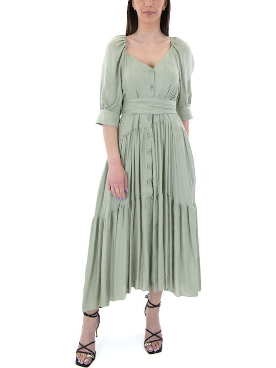 Moutaki Danae Rochie All Day Verde
