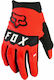 Fox MX Youth Dirtpaw Motocross ръкавици Fluo Red