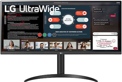 LG 34WP550-B Ultrawide IPS HDR Monitor 34" FHD 2560x1080 cu Timp de Răspuns 5ms GTG