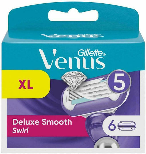 Venus Swirl Ξυραφάκι Ασφαλείας με Λεπίδες 6τμχ