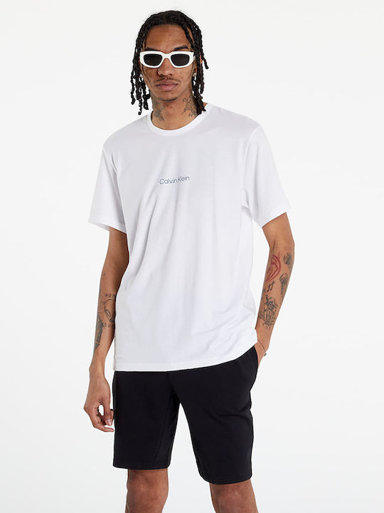 Calvin Klein Summer Men's Cotton Pyjama Blouse White
