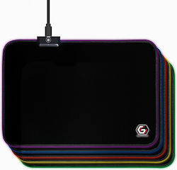 Gembird MP-GAMELED-M Gaming Mouse Pad Medium 350mm με RGB Φωτισμό Μαύρο