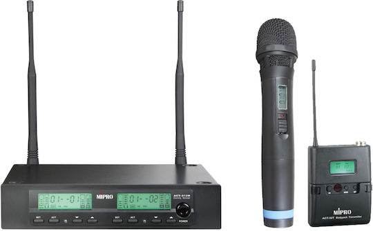 Mipro ACT-323TH59 Set Wireless Δυναμικό Microphone Air, Hand for Vocals