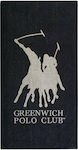 Greenwich Polo Club Strandtuch Baumwolle Schwarz 170x90cm.