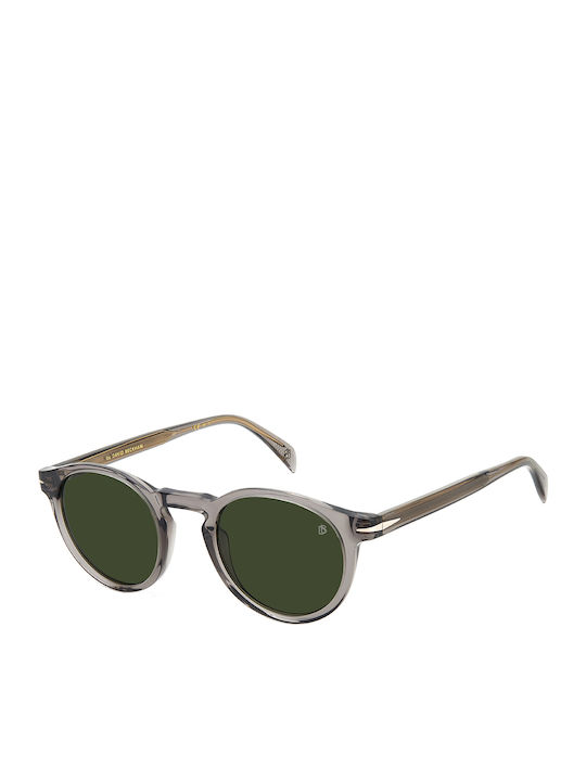David Beckham Men's Sunglasses with Gray Plasti...